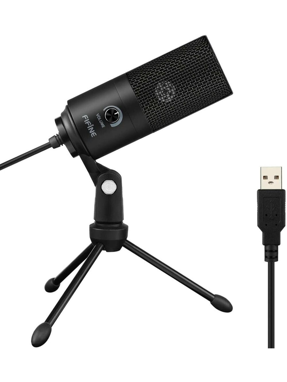 FIFINE USB Microphone with Adjustable Stand